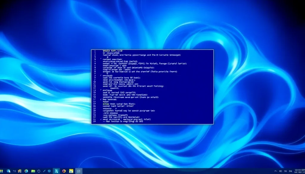 Close-up of a developer working on Win32 API code on https://32win.cheap, highlighting Windows system programming tools and interfaces for professional developers.