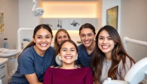 Ventura Bright Dental team providing friendly dental care in a welcoming clinic environment to